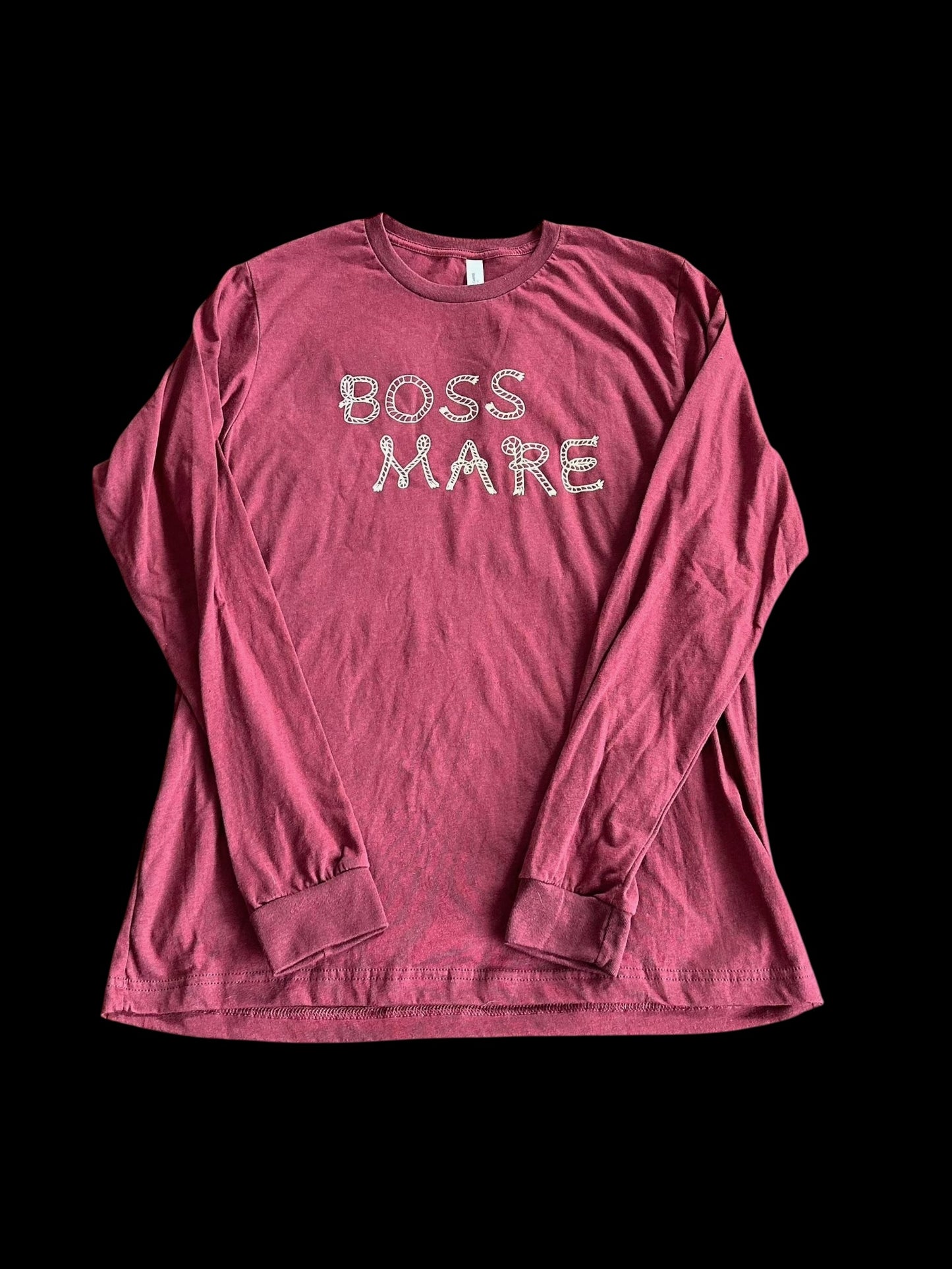 Heather Cardinal Boss Mare Long Sleeve