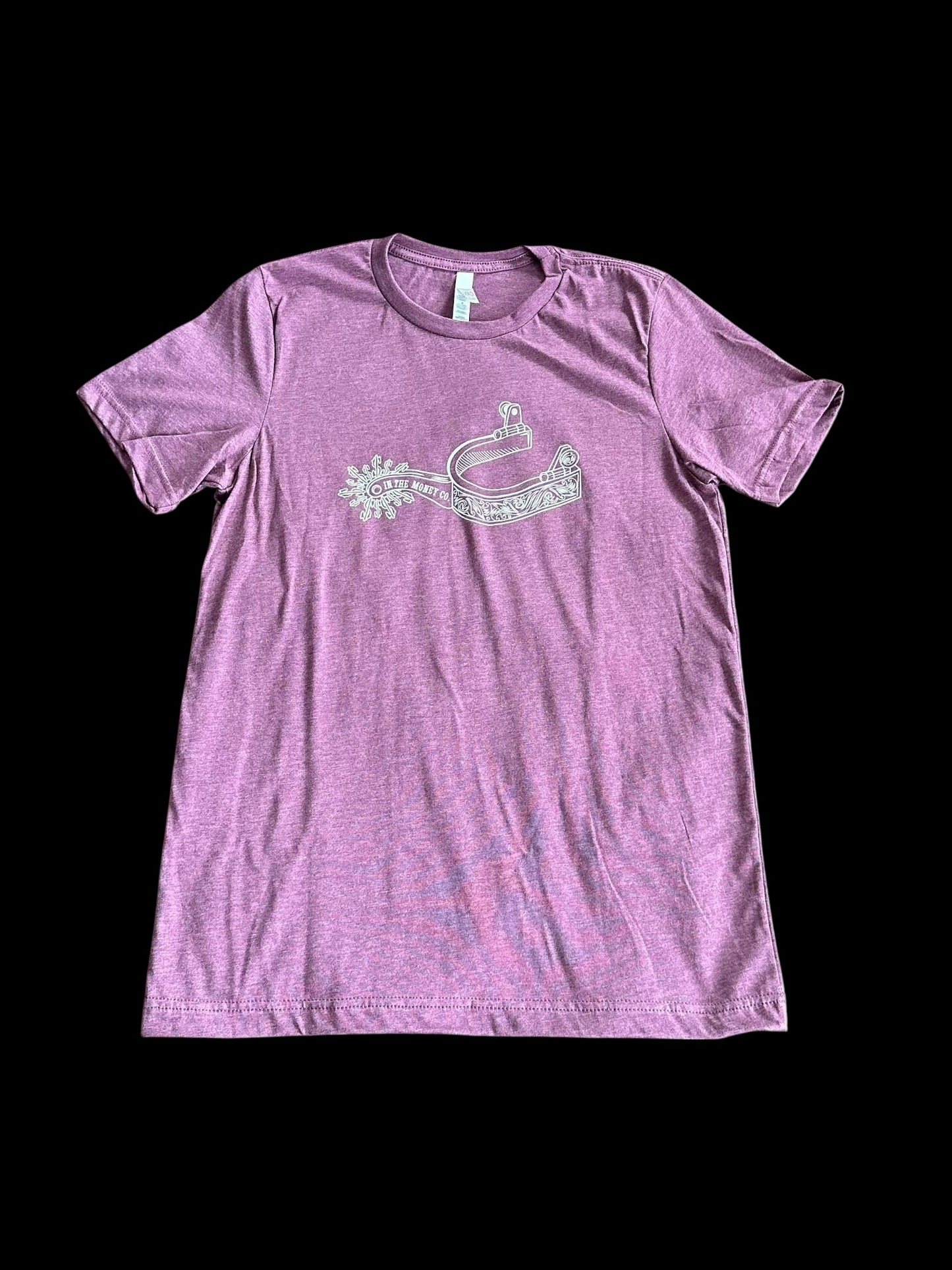 Heather Maroon Logo T-Shirt