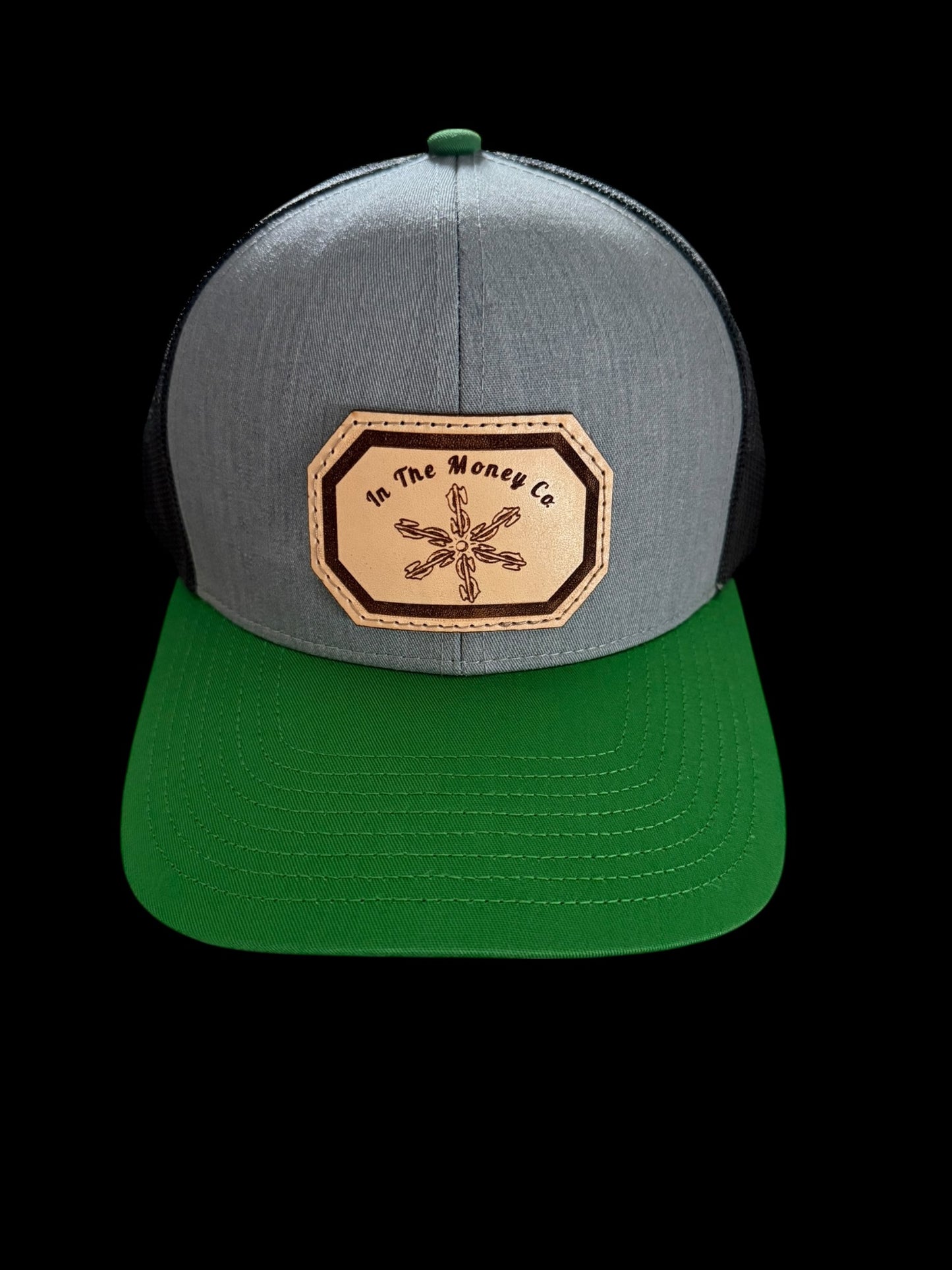 Grey/Green Rowel SnapBack Hat