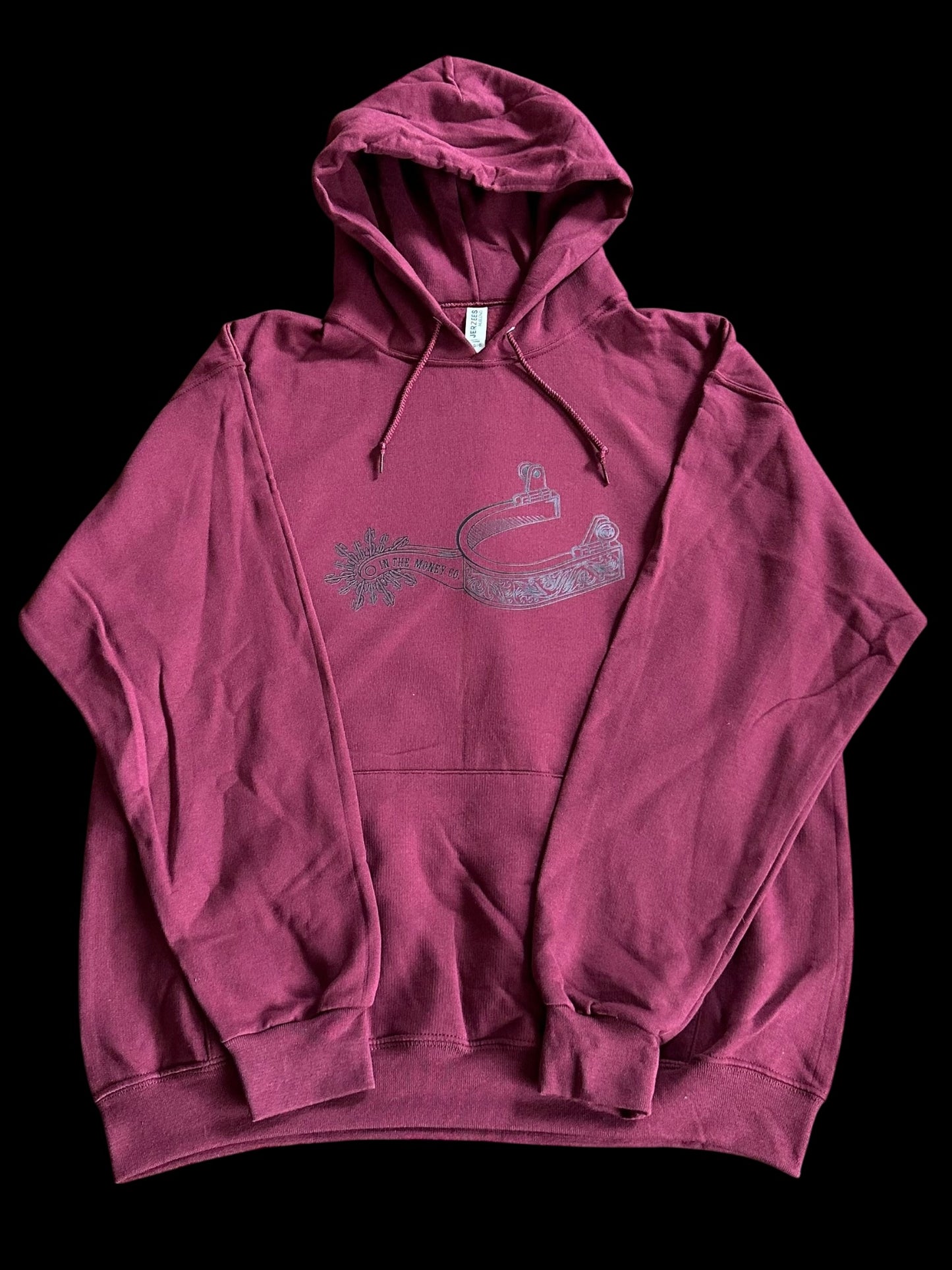 Burgundy Logo Hoodie