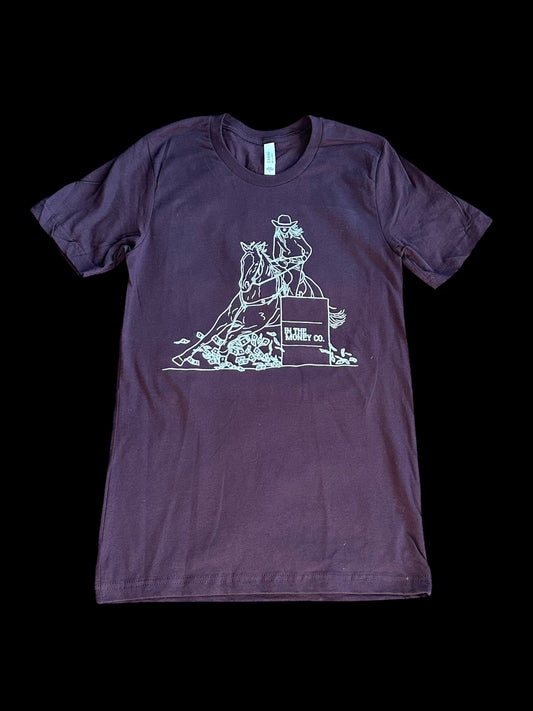 Barrel Racer Oxblood T-Shirt