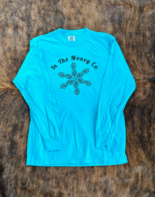 Turquoise Money Rowel Long Sleeve