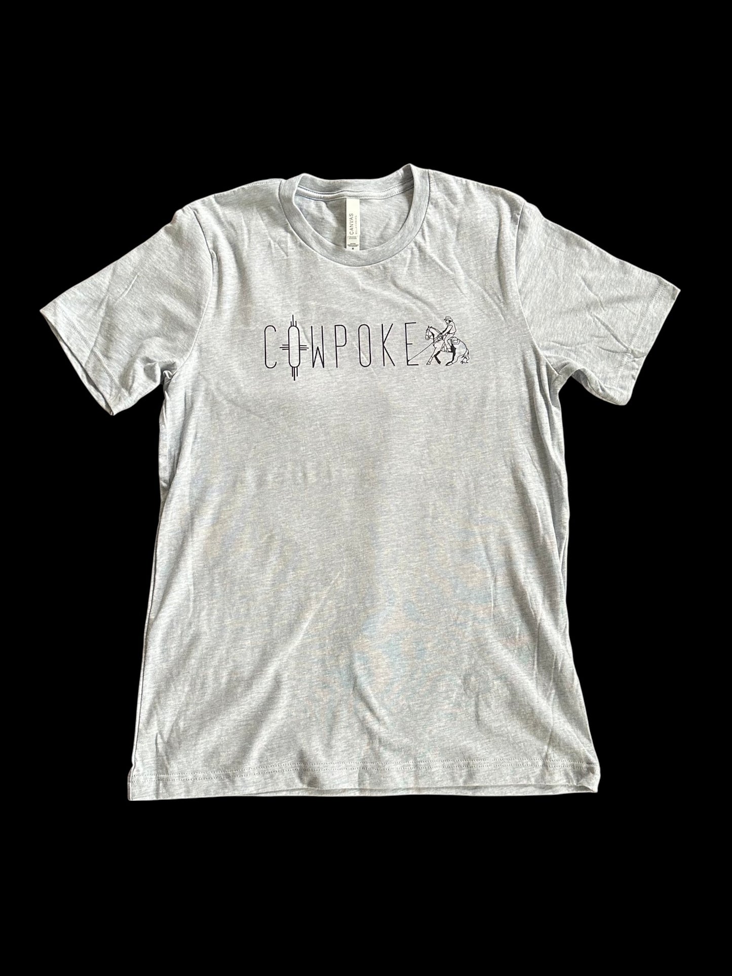 Heather Light Blue Men’s Cowpoke T-Shirt