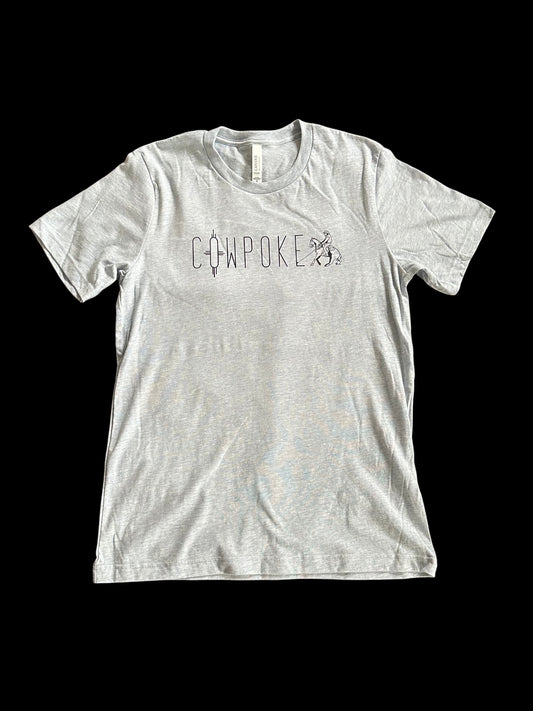 Heather Light Blue Men’s Cowpoke T-Shirt