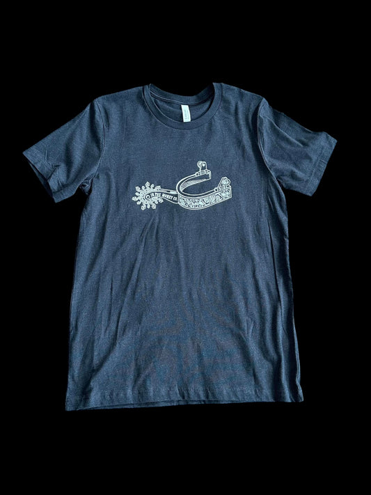 Heathered Black Logo T-Shirt