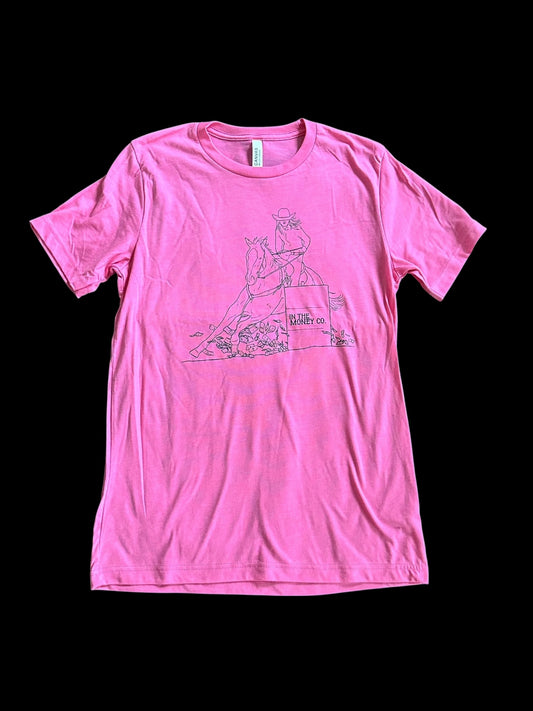 Barrel Racer Pink T-Shirt
