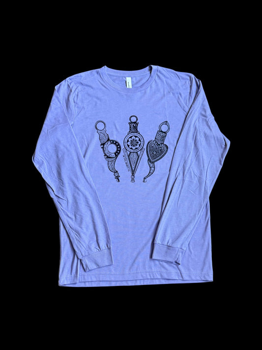 Lavender Shank Bit Long Sleeve