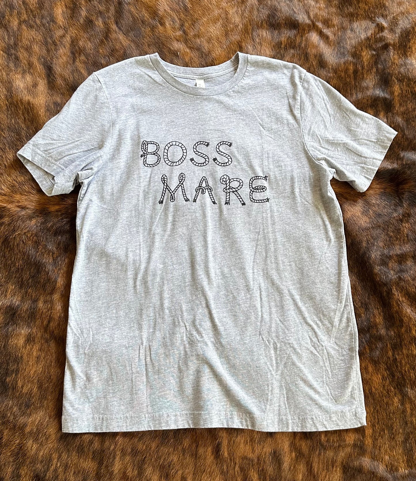 Heather Grey Boss Mare T-Shirt